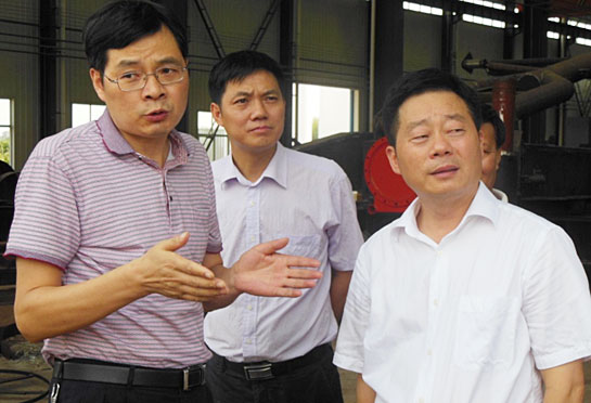 長沙市副市長何寄華同志來我公司視察指導(dǎo)工作！